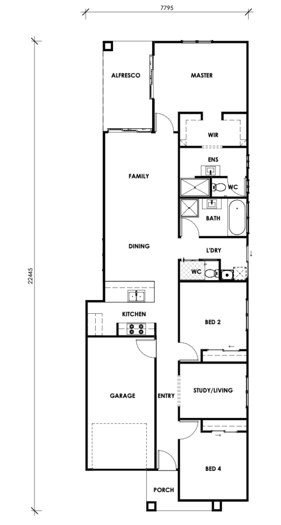 newtown 158 floor plan